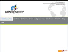 Tablet Screenshot of globalsignals.net